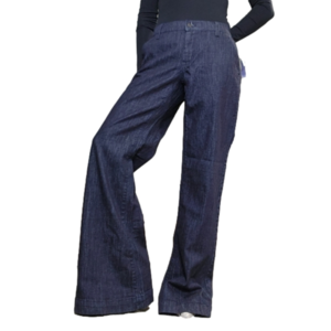 COPY - Size 10 OLD NAVY Extra Wide leg mid-rise Dark blue color  NWT